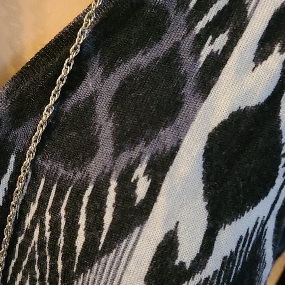 TORY BURCH SWEATER MEDIUM MULTI 100 WOOL LAME - Picture 11 of 16